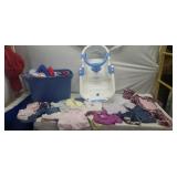 Tote Full Baby Clothes, Baby Bath