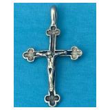 Sterling Silver Religious Pendant 1.30 Grams