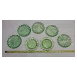 Green Depression Glassware