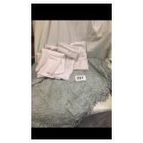 VINTAGE BEDSPREAD & CURTAINS