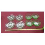 Green Depression Glassware