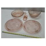 Pink Depression Glassware