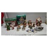 Holiday Decorations, Dinnerware Set, Sled