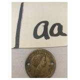 ELIZABETH II REGINA COIN