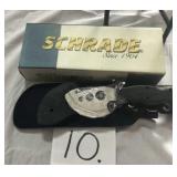 SCHRADE KNIFE/CASE  1904 NIB