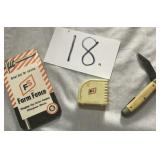 FS FARM RULER, NOTEBOOK, FS KNIFE