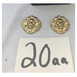 VINTAGE LION EARRINGS