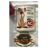 AC STICKER, PLYMOUTH DUSTER STICKER
