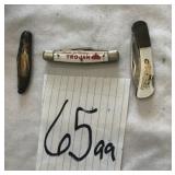 TROJAN KNIFE, 2 OTHER KNIVES