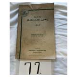 ILLINOIS ELECTION LAWS 1957