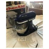 COBALT BLUE KITCHEN AID MIZER W/4 1/2 QT