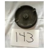 VINTAGE HOME MADE HEAVY BRASS ASHTRAY