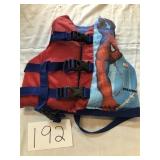 SPIDERMAN LIFE JACKET CHILD 30-50 LBS