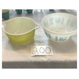 2 PYREX BOWLS