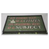 NRA Wooden Sign