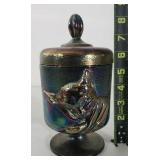Fenton Carnival Glass Dec.1970 Candy Dish