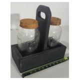 Canning Jars & Holder