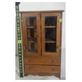 Antique Salesman Sample Wooden Cupboard with
