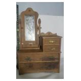 Antique Salesman Sample Wooden Dresser