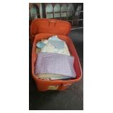 Tote Full of Material