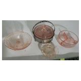 Pink Depression Glassware