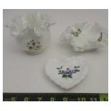 Fenton Handpainted Glass