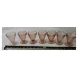 Pink Depression Dessert Cups