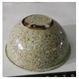 Confetti Plastic Bowl bottom damaged
