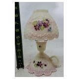 Fenton Handpainted Glass Tea Light