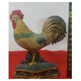 Cast Iron Rooster Door Stop