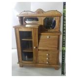 Antique Oak Salesman Sample Secretary Desk