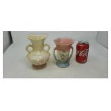 Two Hull vases 15-5"   W-3- 51/2"