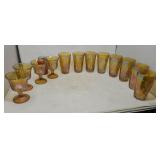 Carnvail glass tumblers.