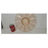 Large pink depression plate.