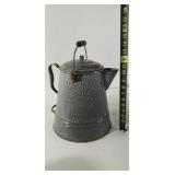 Antique Graniteware Kettle