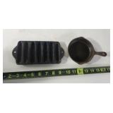 Miniature Cast Iron Wagner Corn Muffin Pan,
