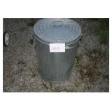 METAL TRASH CAN