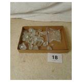 Glass decorative rock and beads