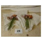 Seashell flowers decorative