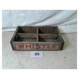 Wooden whistle soda crate 19 x 12
