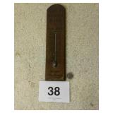 12" Cisne state bank thermometer