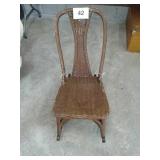 Antique wicker child