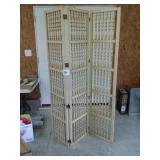 75 inch tall trifold wood divider