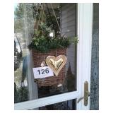 Decorative basket & hanger