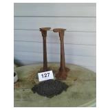 Antique Cobblers Cast Iron Shoe Anvil, etc.