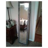 Vintage 16" x 60" beveled mirror