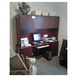 68" x 69" office desk - contents not included