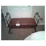 Metal bench 47" long