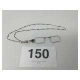 Vintage Art Deco Platinon folding eyeglass