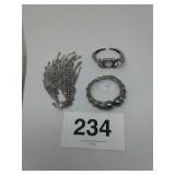 2 bracelets & Chico fish watch